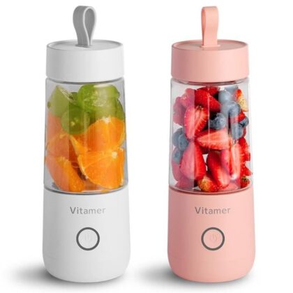 350ML USB Rechargeable Portable Blender – Smoothie & Juice Cup for Travel, Gym & Kitchen